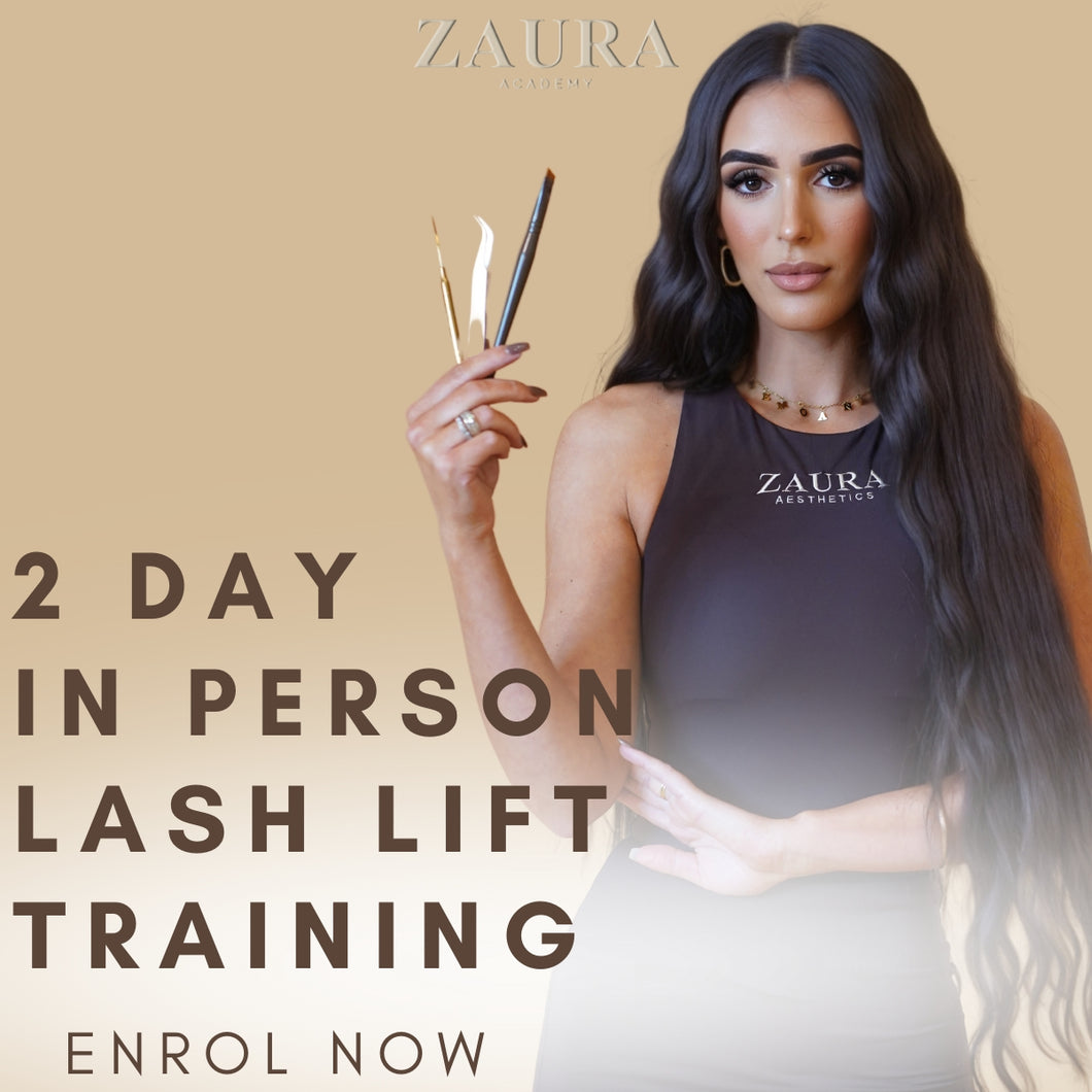 2 Day Lash Lift Training - 1:1 In Person | Zaura Academy